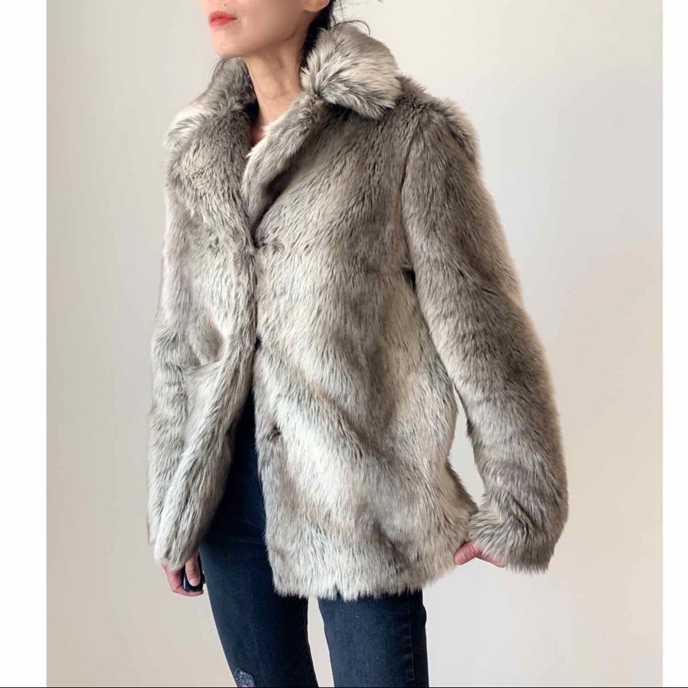 FAUX FUR COAT - Picture 8 of 9